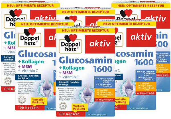 Doppelherz Glucosamin 1600 + Kollagen + MSM + Vitamin C