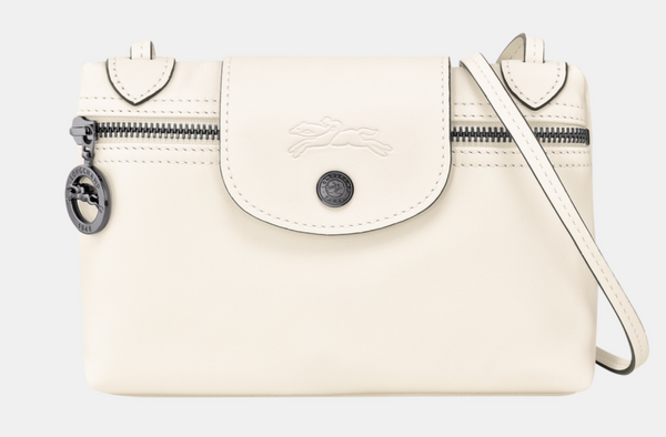 Le Pliage Xtra XS Umhängetasche Ecru - Leder
