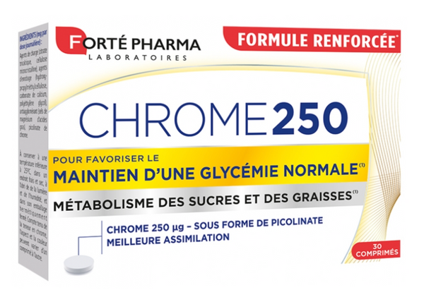 Forté Pharma Chrom 250 µg 30 Tabletten