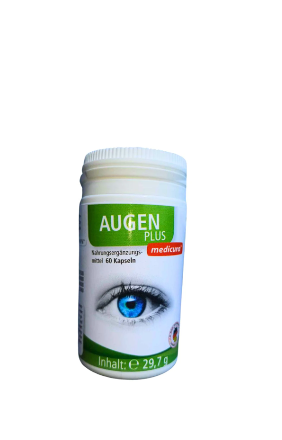 Augen Plus - 60 Kapseln Nahrungsergänzungsmittel