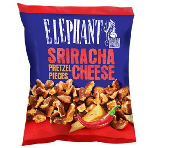 Elephant Brezelstücke Sriracha Käse 125g