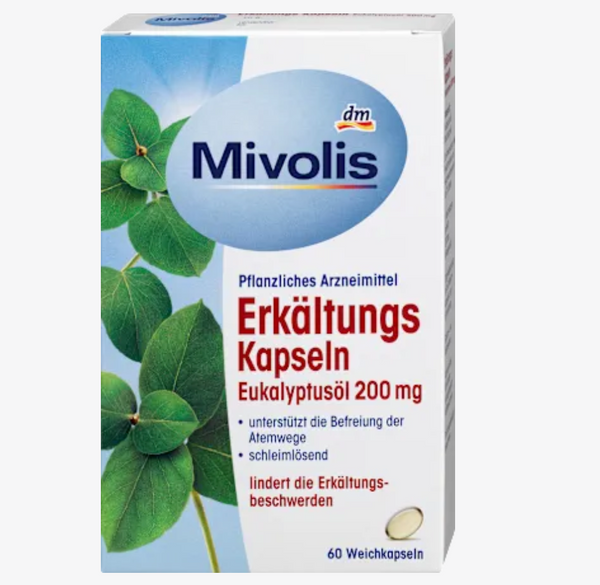 Mivolis Erkältungskapseln Eukalyptusöl, 60 St