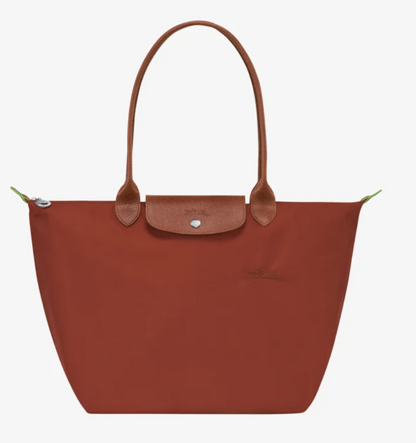 Longchamp Cognac - Recyceltes Canvas (M)
