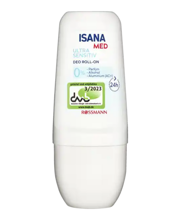 ISANA MED Deo Roll-on Ultra Sensitiv – 50 ml