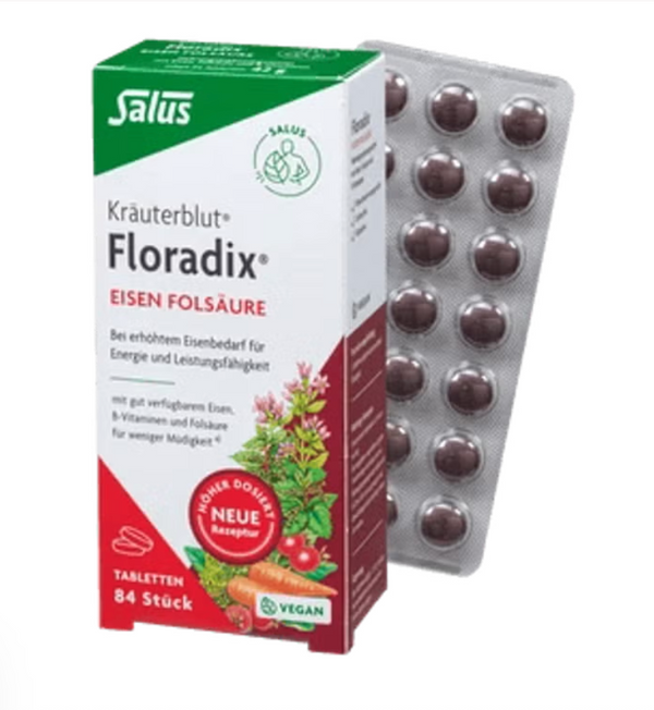 Salus Floradix Eisen + Folsäure Tabletten – 42 g