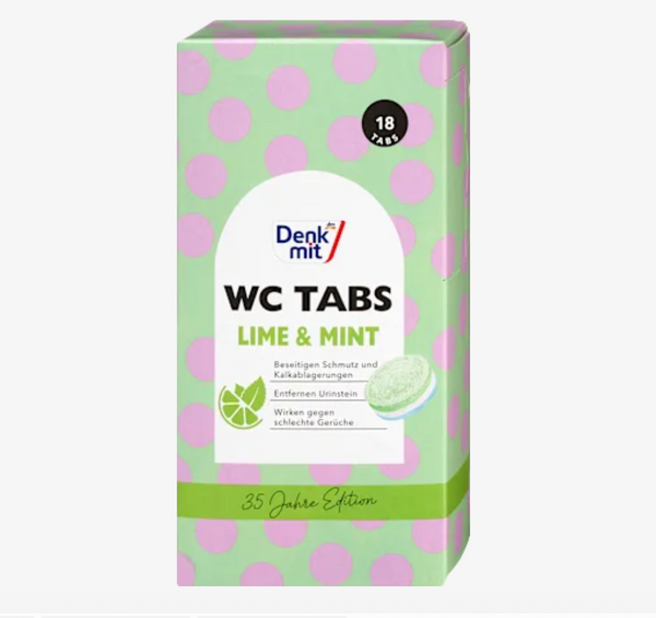Denkmit WC-Reiniger Tabs Lime & Mint – 18 Stück