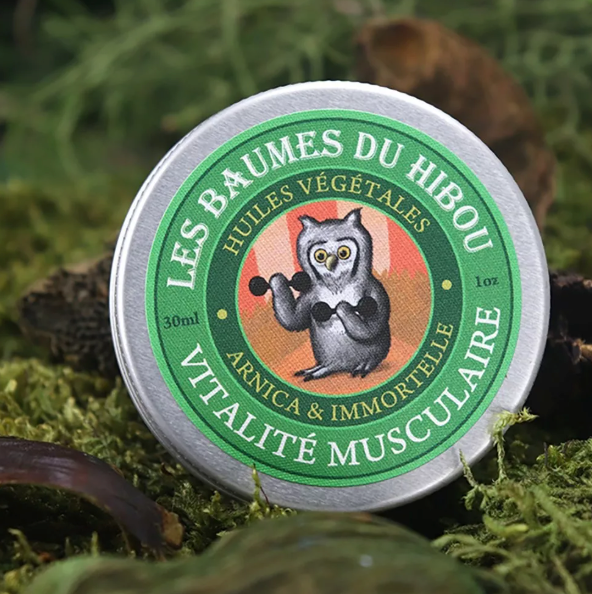 Les Baumes du Hibou - Bio-Muskel-Vitalitätsbalsam – 30 ml