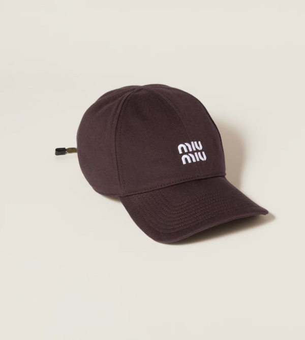 Miumiu Denim baseball cap