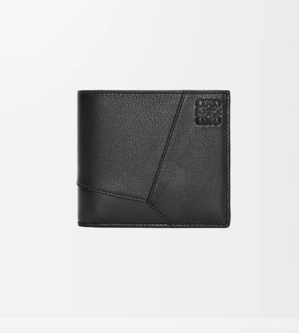 Loewe Puzzle Bifold-Brieftasche aus klassischem Kalbsleder