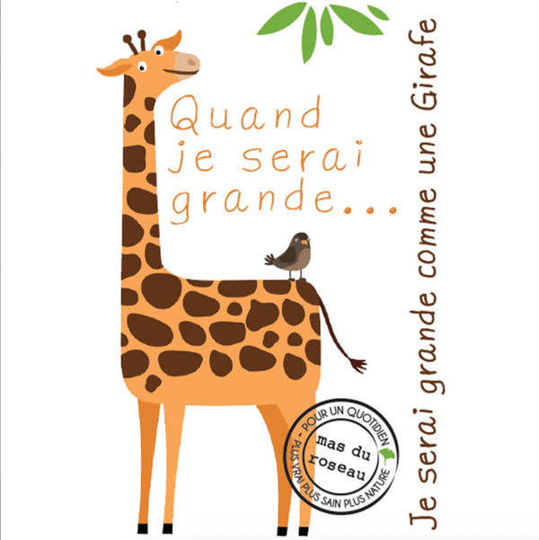 masduroseau - Zoo-Seife „Giraffengröße“ – Kinderseife mit Reispuderduft
