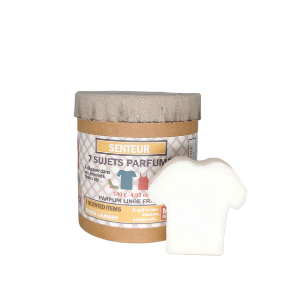 masduroseau - Duftseifen-Set – 7 Stück (140 g) mit frischem Leinenduft