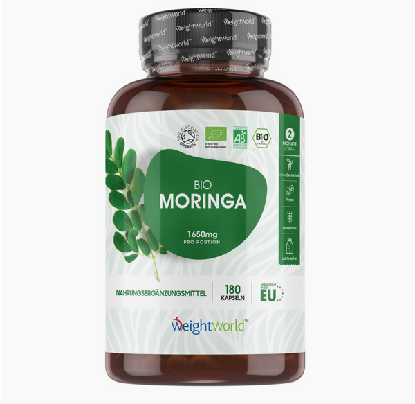 WeightWorld - Bio Moringa Kapseln – 1650 mg