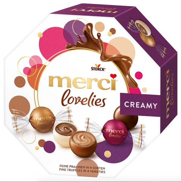 Merci - Lovelies Creamy – 185 g Geschenkbox