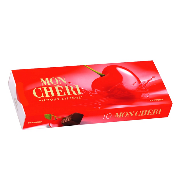 Mon Chéri - Likör-Kirsch-Pralinen 105g – Der Klassiker mit der Piemont-Kirsche