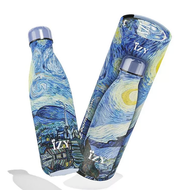 IZY - Thermosflasche – Sternennacht von Vincent van Gogh (500 ml)