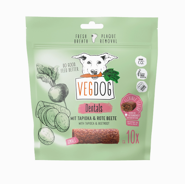Naschlabor - VEGDOG Dental Sticks 120g – Vegane Zahnpflege-Snacks (5 Stk.)