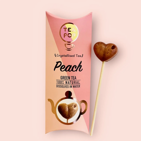 Northern Tea Company - Pfirsich-TEE am Stiel – Gourmet-Teegenuss (20x Sticks im Tray)