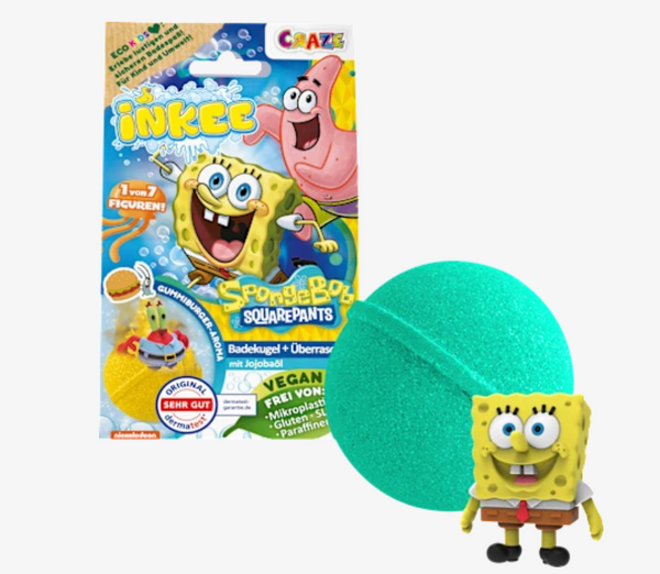 CRAZE Kinder Badebombe – SpongeBob Edition 🧽