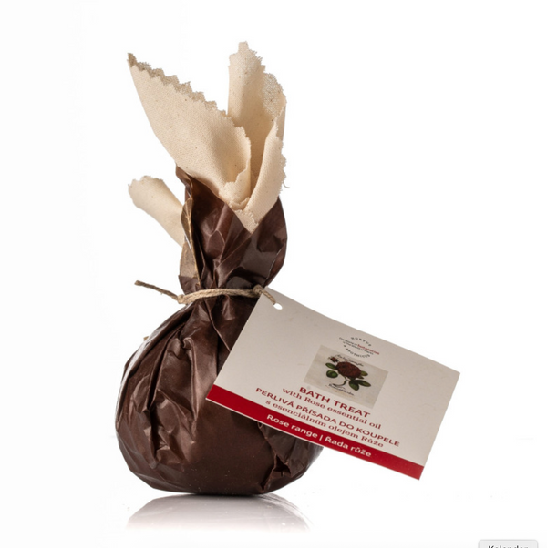 Botanicus - Sprudelnder Badezusatz mit ätherischem Rosenöl – 100 g