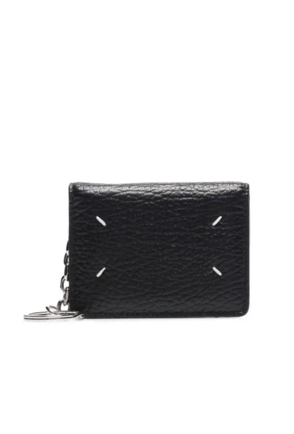 Maison Margiela four-stitch leather card holder