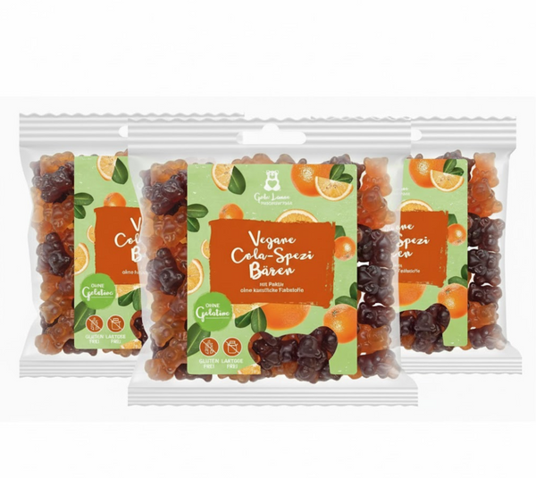 Naschlabor - Vegan Cola-Spezi Bears – Fruchtgummi (150g) *3 Stk.