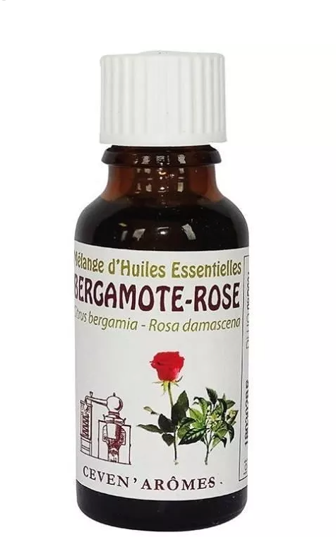 Ceven Aromes - HEBBD Ätherische Ölmischung Bergamotte–Rose „Tonic Awakening“ – 20 ml