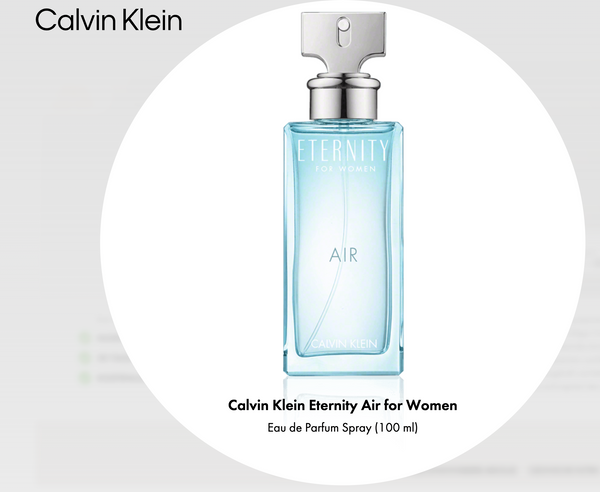 Calvin Klein ETERNITY FOR WOMEN AIR