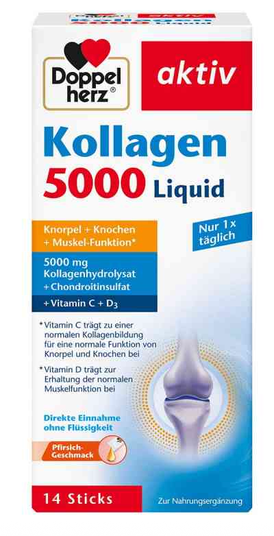 Doppelherz Kollagen 5000 Liquid Sticks – 14 Trinksticks