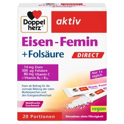 Doppelherz Eisen Femin DIRECT – Für Frauen, die mehr brauchen