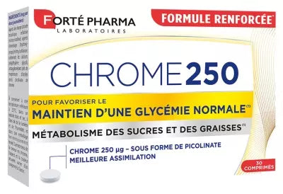 Forté Pharma Chrom 250 µg – 30 Tabletten