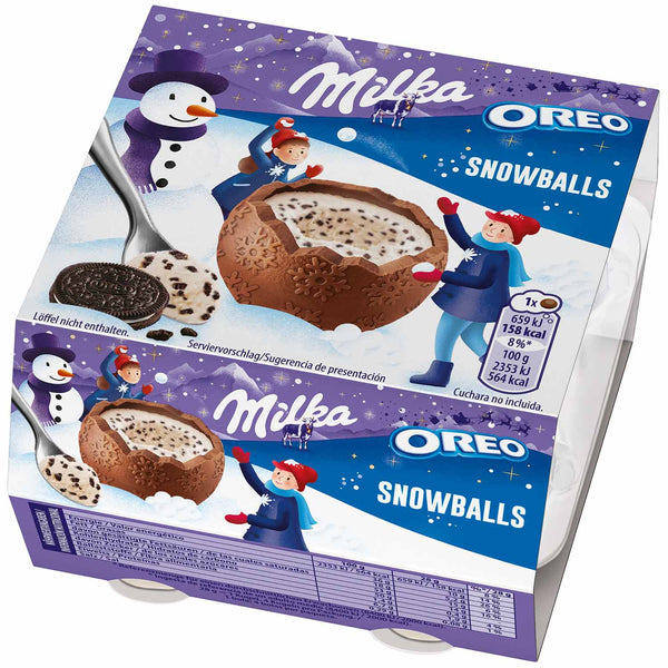 Milka & Oreo Snowballs – 4 x 28g