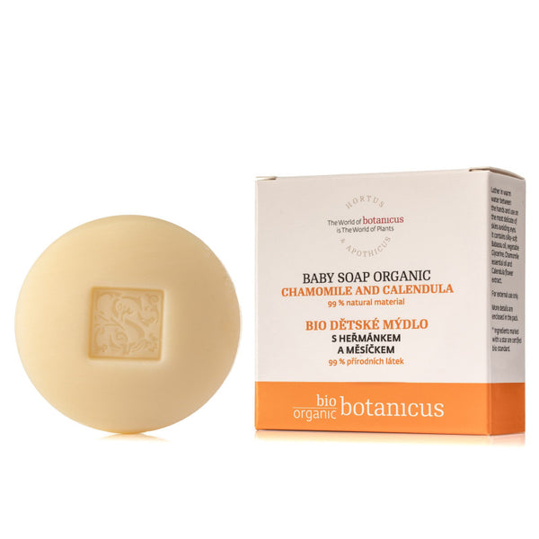 Botanicus - Bio-Babyseife mit Kamille & Ringelblume – 100 g